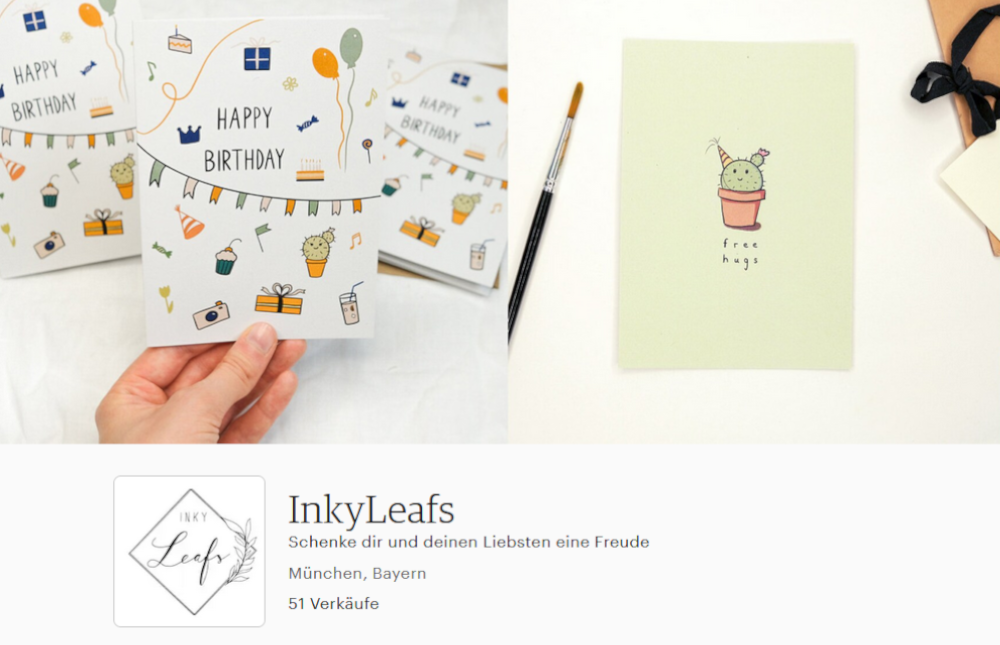 Inky Leafs artifact design